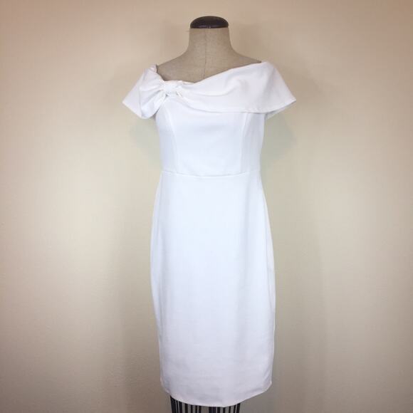 Beige By ECI | Off The Shoulder Sheath Dress - Picture 2 of 8